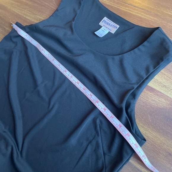 PENDLETON Basic Sleeveless Black Blouse size Large - Picture 5 of 7